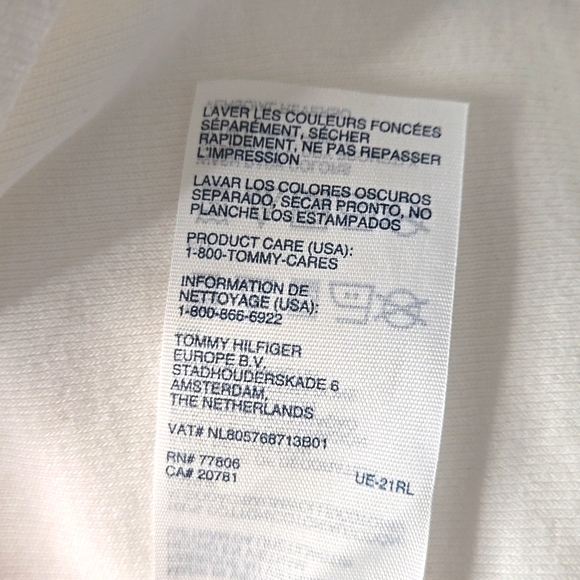 Tommy Hilfiger Women's White longsleeve. Size L. EUC - Picture 8 of 8